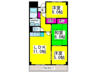 間取図 エテルノ２１