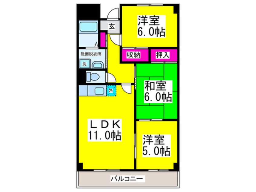 間取図 エテルノ２１