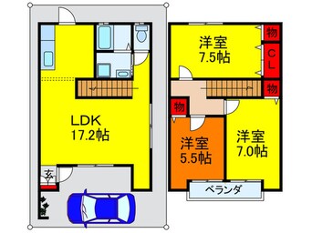 間取図 高田ヒルズＣ