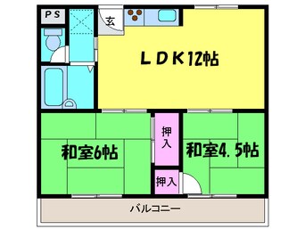 間取図 坂の久保サンシャイン