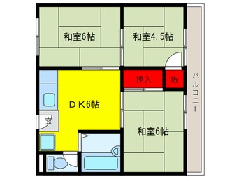 間取図 坂の久保サンシャイン