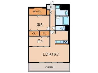 間取図 エクセルハイム東灘