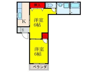 間取図 ディアス大隅