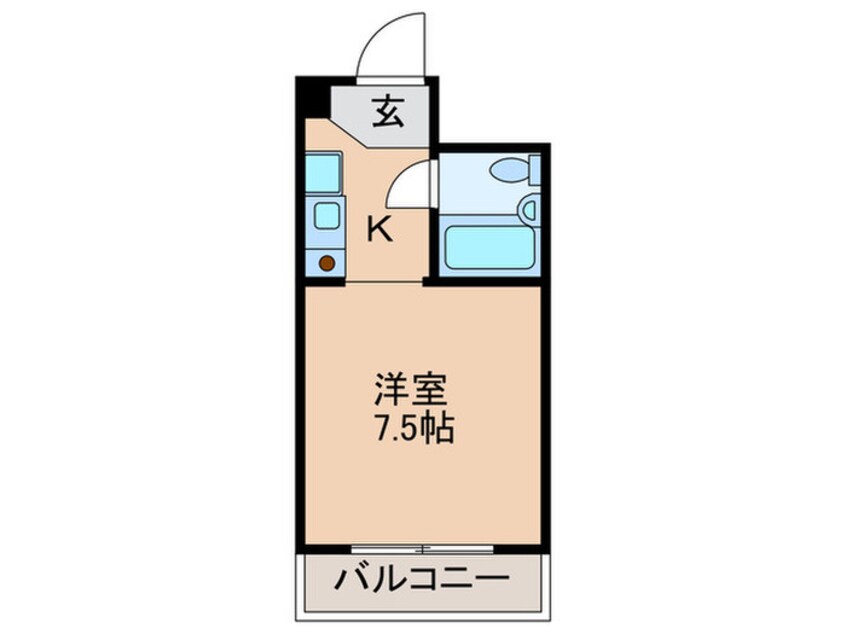 間取図 パレスフォー塚本