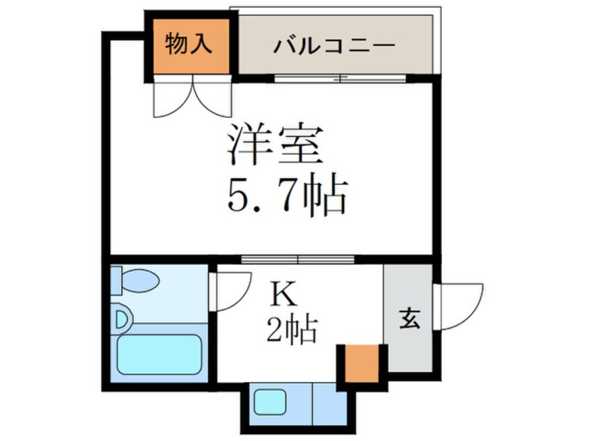 間取図 ラビットハイツ