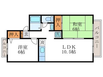 間取図 セジュール弥生