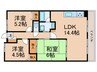 アプリーレ垂水 3LDKの間取り