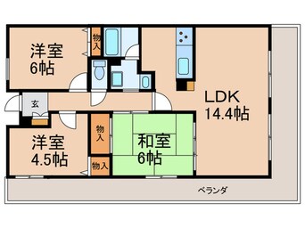 間取図 アプリーレ垂水