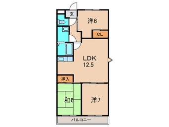 間取図 スタ－ライト新伊丹