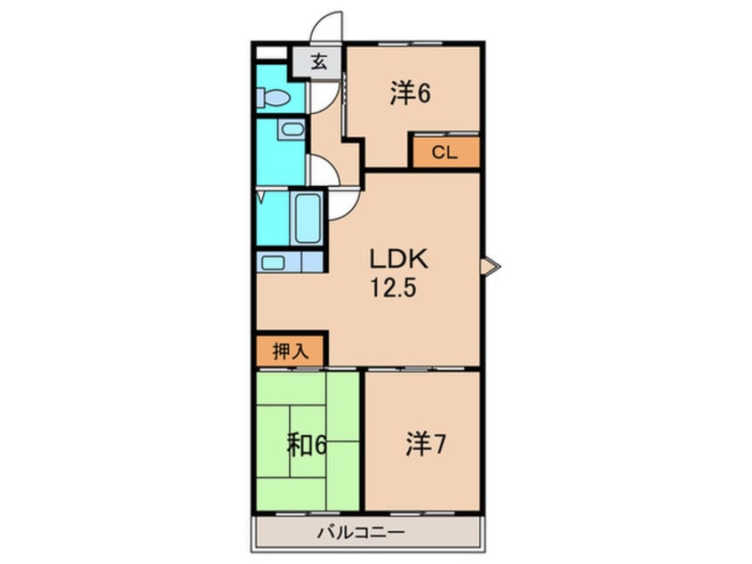 間取図 スタ－ライト新伊丹