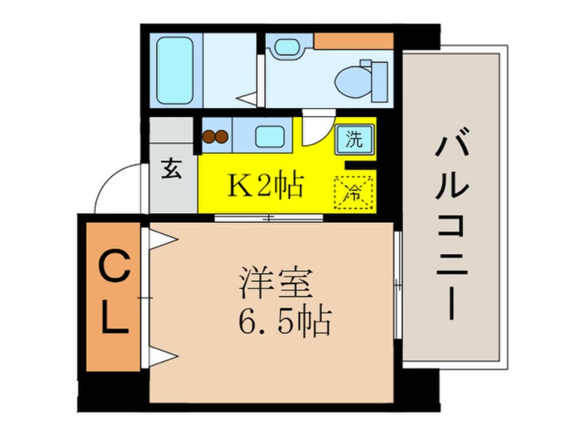 間取図 オリエンタル江坂