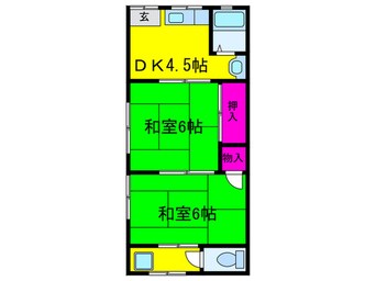 間取図 たつみハウス