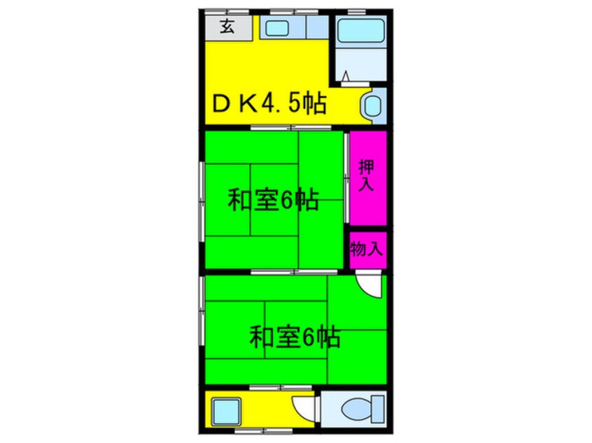 間取図 たつみハウス