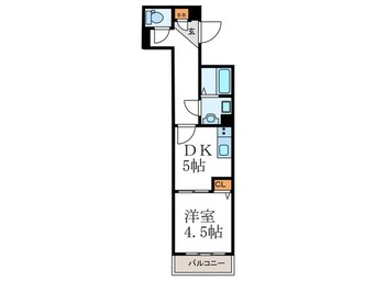 間取図 ベラジオ京都西大路Ⅱ（402）