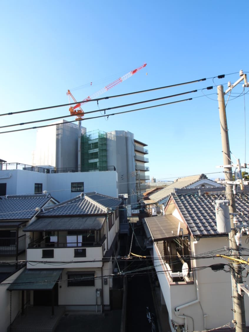 室内からの展望 ﾊｰﾓﾆｰﾃﾗｽ海老江