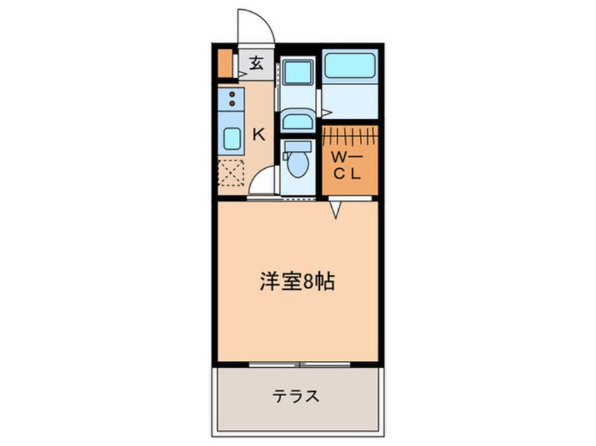 間取図 ヴィラージュ美崎