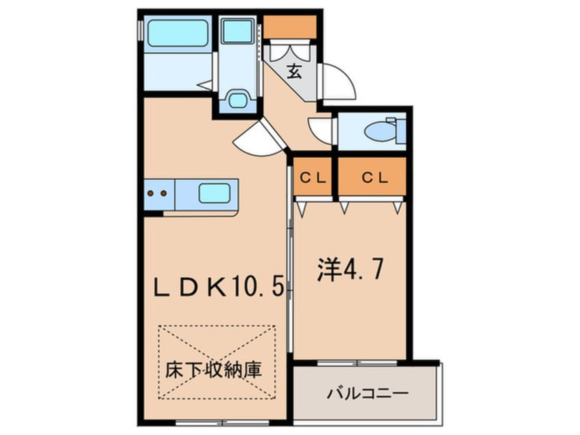 間取図 ルネスリベルタ甲南山手