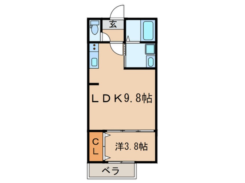 間取図 エスペランサ桃山