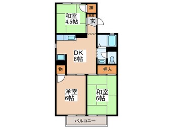 間取図 テル－ジュⅠ