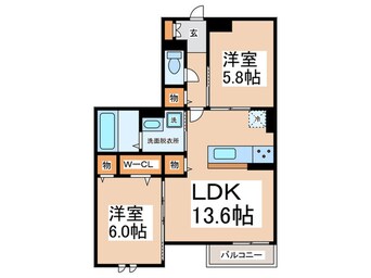 間取図 Ｂｒｉｌｌｉａｎｔ