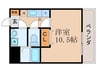 ＬＡＣＡＳＡ山科 1Kの間取り