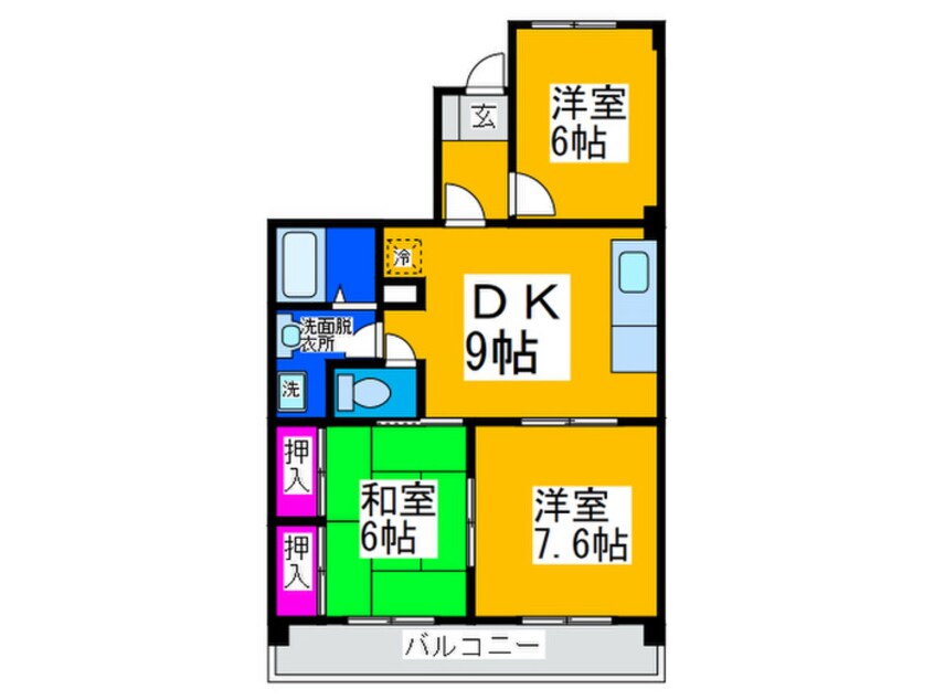 間取図 グランドメゾン　西尾