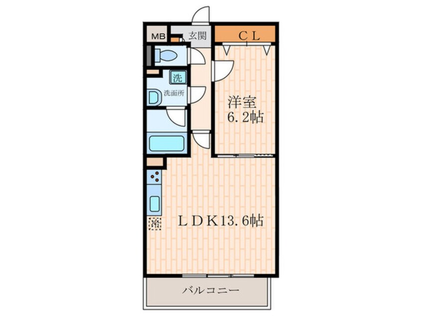 間取図 Ｓｕｎｓｈｉｎｅ野里