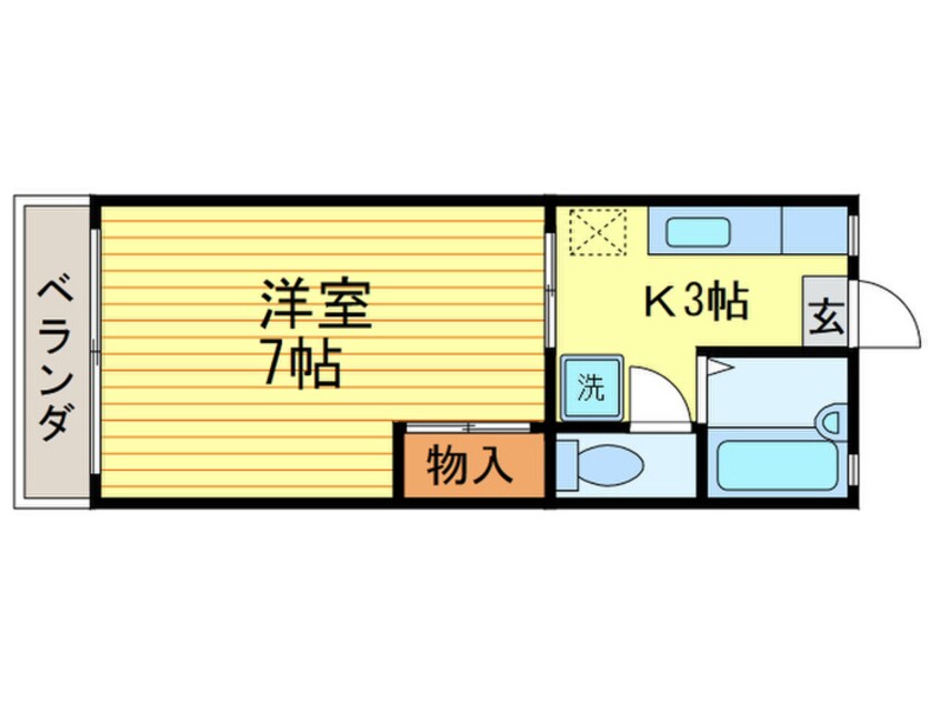 間取図 ハイツパルラック