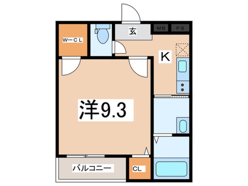 間取図 フジパレス松虫通