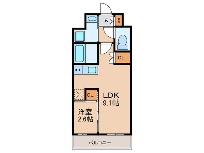 間取り図 仮)コンフォリア・リヴ淡路