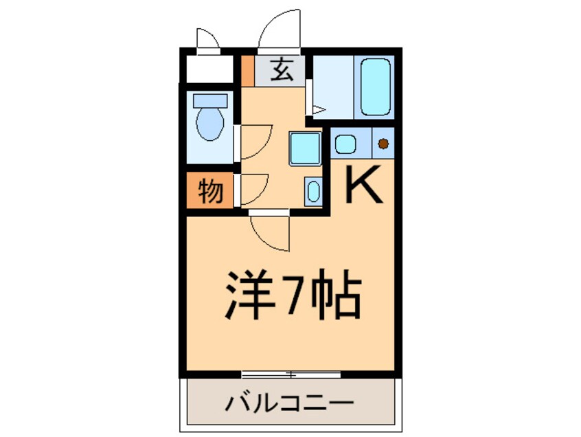 間取図 パサ－ジュ西舞子