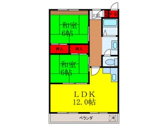 間取図 シャルム清風