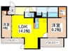 仮)D-ROOM八尾市太子堂2丁目PJ 2LDKの間取り