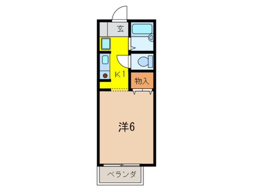 間取図 ジュネス仁川