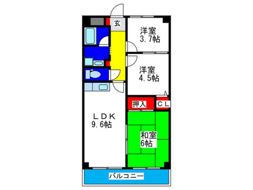 間取図 SHUNKI真田山