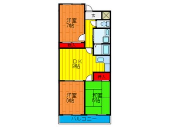 間取図 ＣＡＳＡ　ＡＺＵＬ