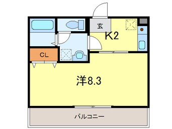 間取図 タウンコ－ト門戸