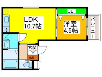 間取図 イリスコート鳳東町