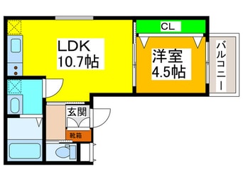 間取図 イリスコート鳳東町