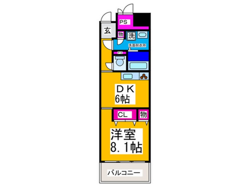 間取図 ＶＡなかもず