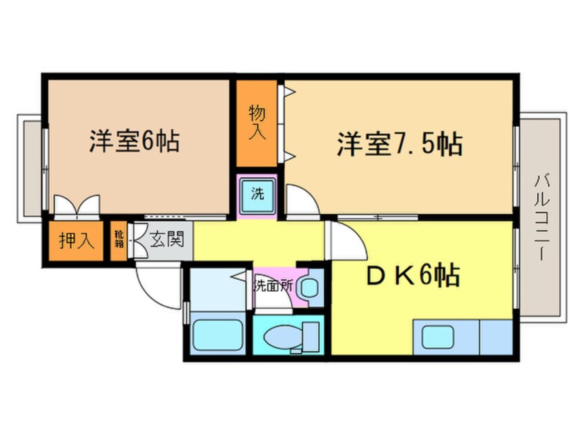 間取図 ドエル上桂