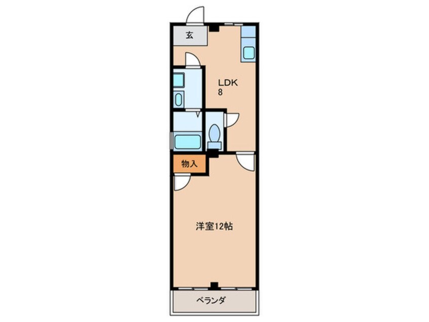 間取図 ハイム城山６