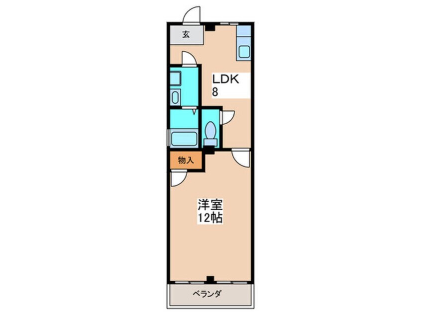 間取図 ハイム城山６