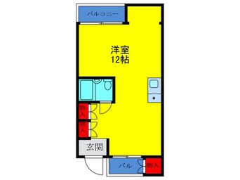 間取図 ＰＡＳＳＡＧＥ豊里