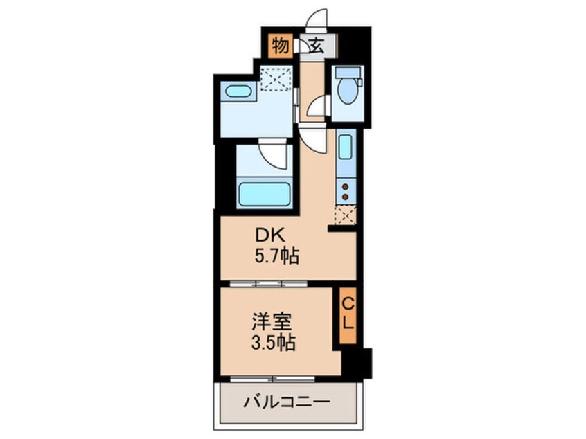 間取図 アヴェニール中崎