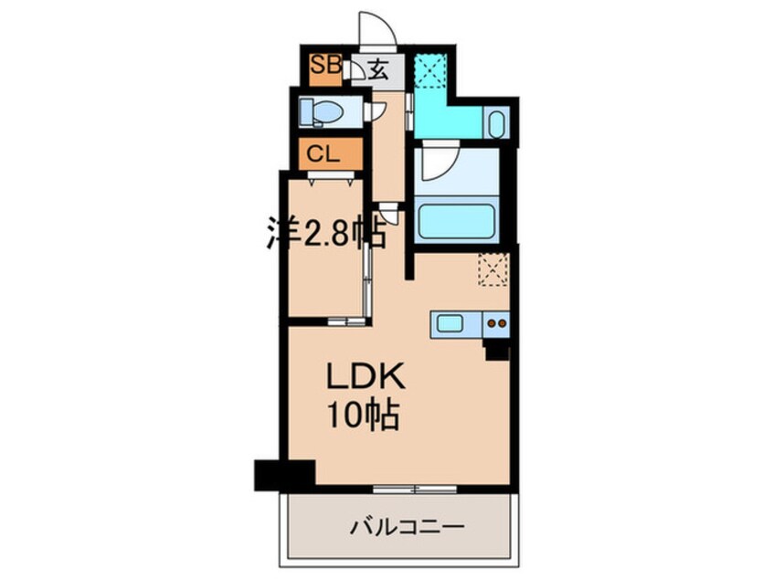 間取図 アヴェニール中崎