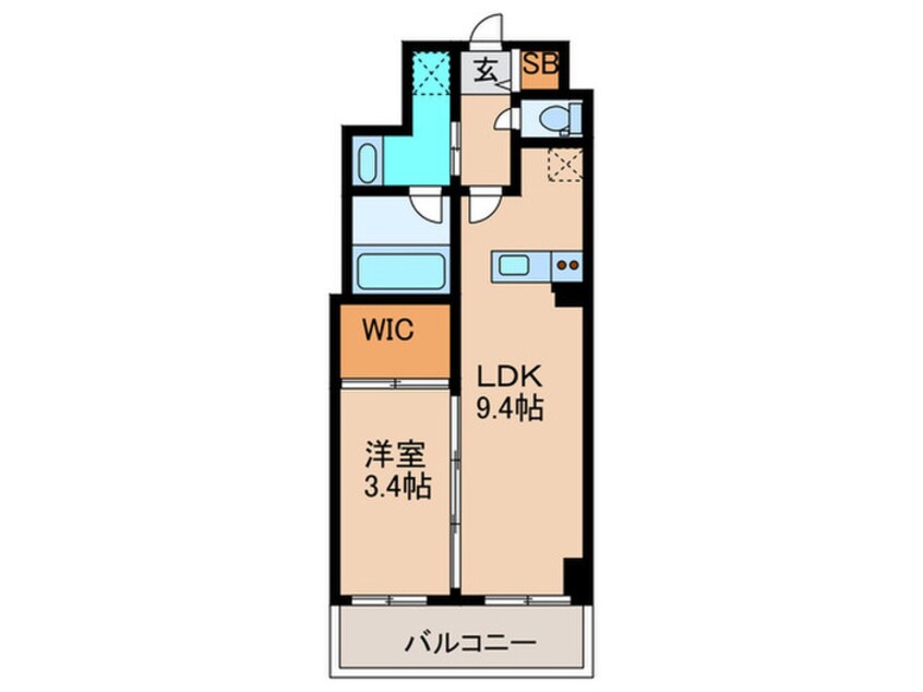 間取図 アヴェニール中崎
