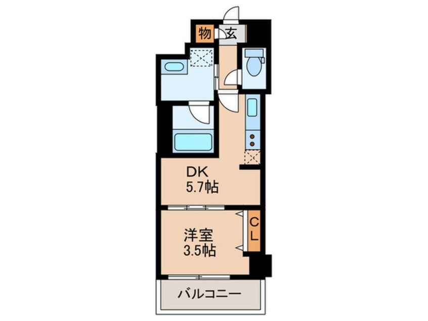 間取図 アヴェニール中崎