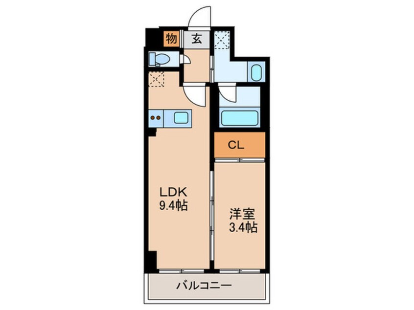 間取図 アヴェニール中崎