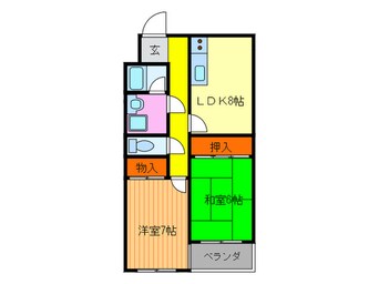 間取図 レジデンス岡崎